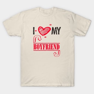 I love My Boyfriend T-Shirt